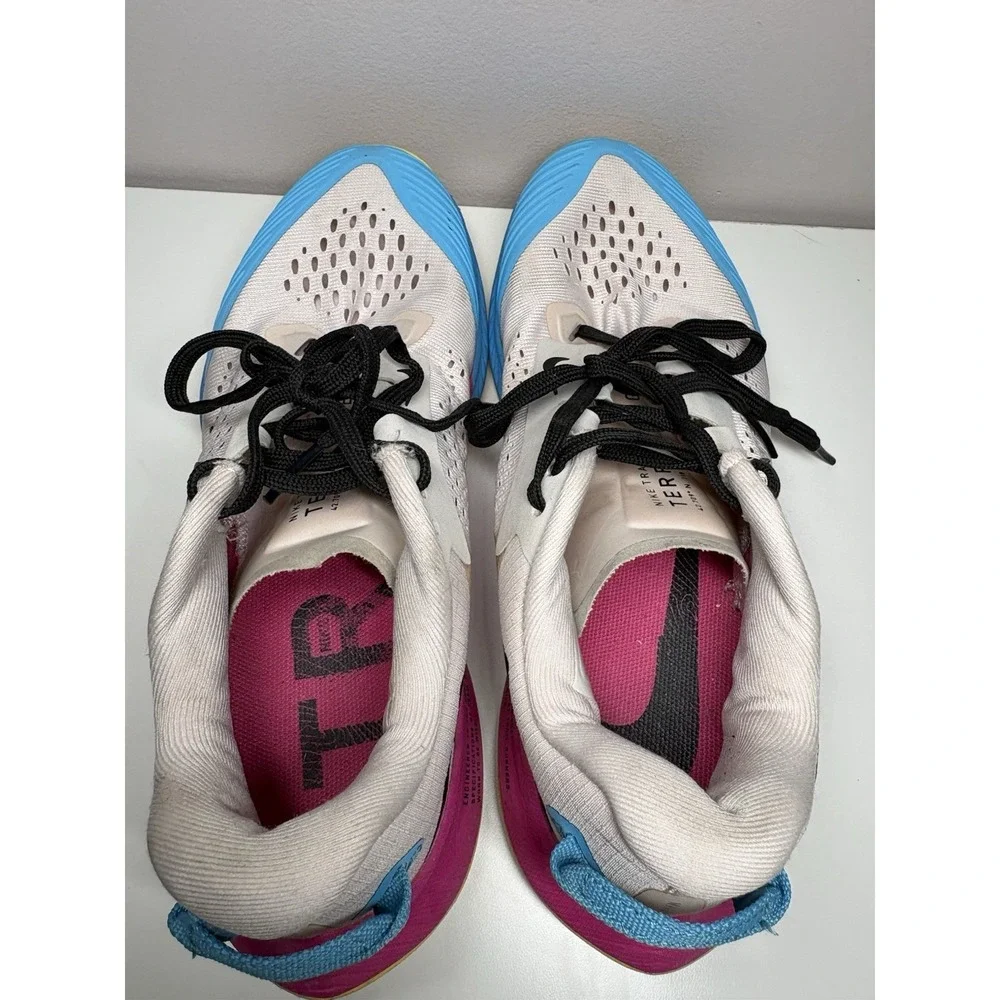 Nike Zoom Terra Kiger 5 Women's Trail Running Shoes Orewood Pink Blue‎ - Size 7